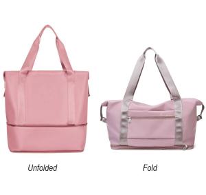 China Rolling Sports Duffel Travel Bag Polyester 210D Woman Waterproof 10.63x21.65x7.09&quot; wholesale