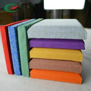 China Harmless Nontoxic Fabric Wrapped Sound Panels , Moistureproof Acoustic Panel Fabric wholesale