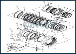 568-33-00021 5683300021 Floating Seal Fits Komatsu DumpTruck Rear Brake HD460-1