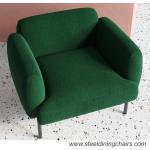 Armrest Grey One Seater Sofa
