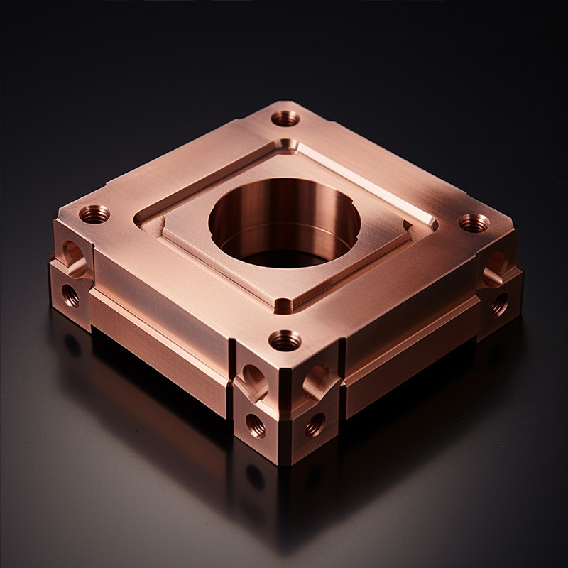 High Quality CNC Machined Metal Parts Customized Metal Machining Part Copper Machining Services