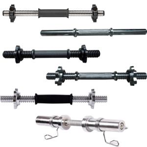 China Spinlock Weight Lifting Bars 25mm Training Handle Olympic Bar Weight wholesale