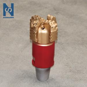 China 4 Blade PDC Water Well Drill Bit 6 1/2 Inch Steel Body wholesale
