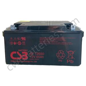 China CSB GP12650 Sealed Lead Acid Storage Battery 12V 65Ah Valve Regulated AGM Batteries Maintenance-Free wholesale