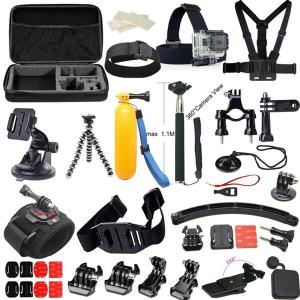 China Outdoor Sports Set GoPro Accessories 20 IN 1 Family Kits Chest Belt Head Mount Strap wholesale