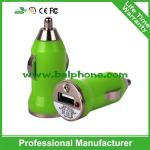 Colorful Bullet Single USB Mini Car Charger For Smart Phone