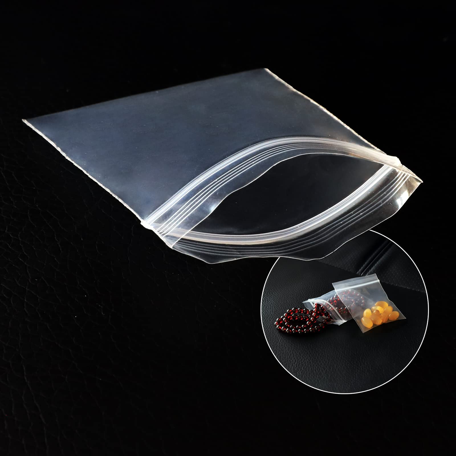 Custom Logo Compostable Zipper Bag Transparent Plastic Packaging for Easy Open Polybag