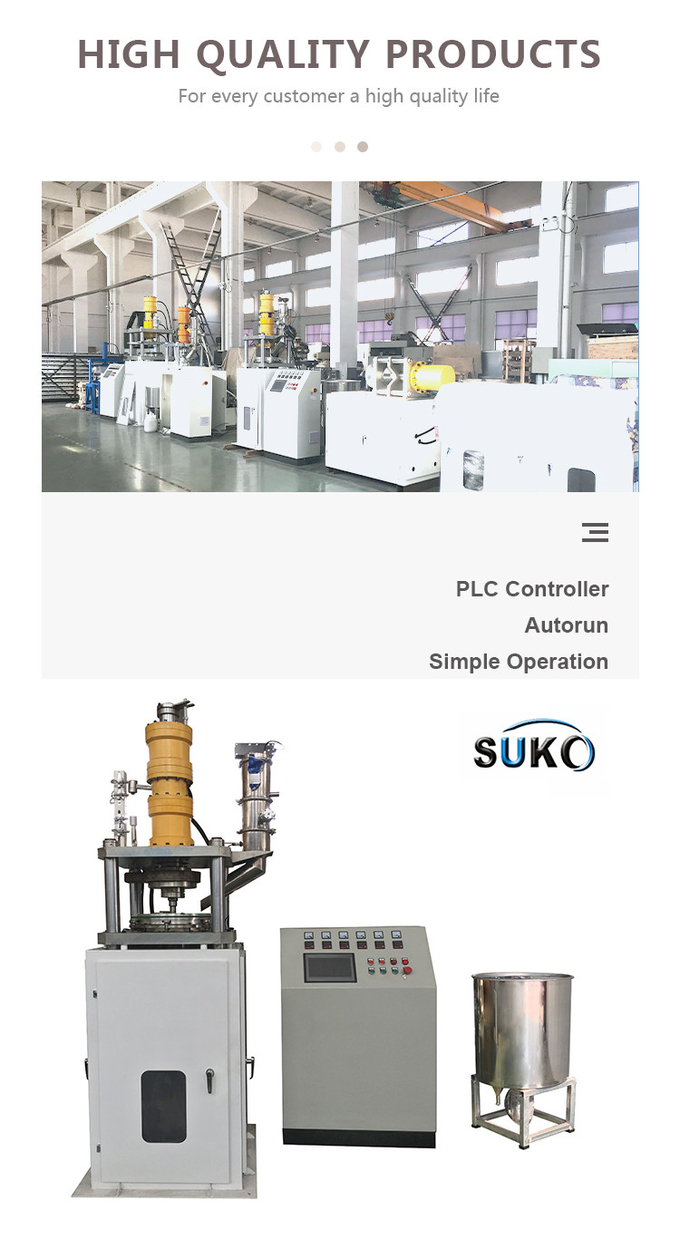SUKO PTFE Pipe Extrusion Machine 380V 3P 50Hz Vertical PTFE Hose Machine
