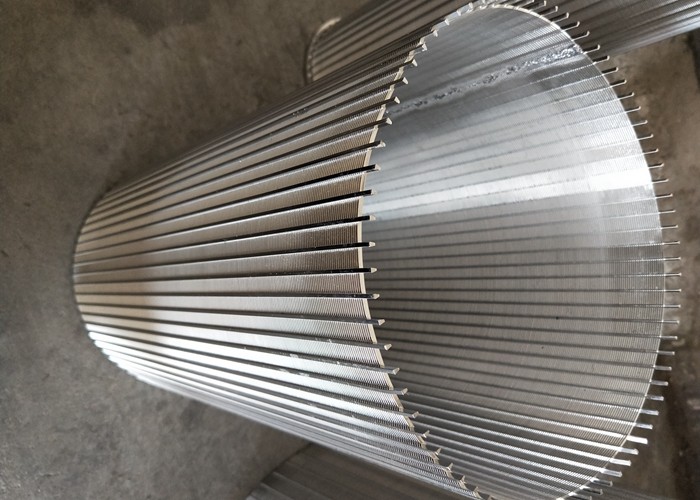 304 Stainless Steel Tube Well Water Filter Johnson V Wire Screen For Water Treatment