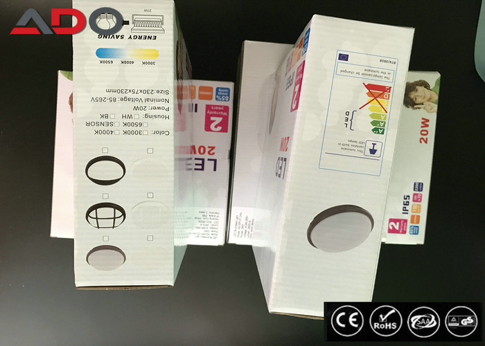 Anti - Exidation LED Bulkhead Light Exterior 20 W PC Surface Mounted
