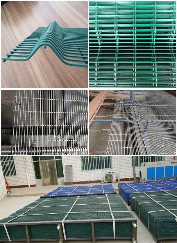 358 High Security Anti Climbing Garden Steel Welded Wire Mesh Fence Panel