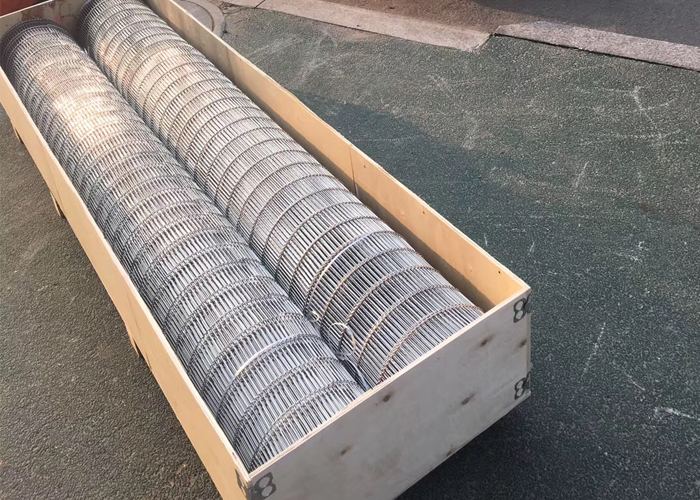 Flat Flex 304 Stainless Steel Wire Mesh Conveyor Belt 220V