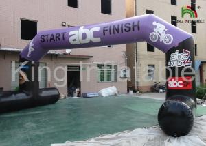 China Red Outdoor 9x4m Durable Inflatable Banners Arches For Events Or Promotion wholesale