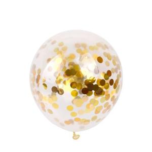 China Clear Star Foil Filled Helium Confetti Balloons wholesale