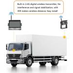 Wireless Aluminum Alloy Truck Rearview Camera Waterproof With Night Vision