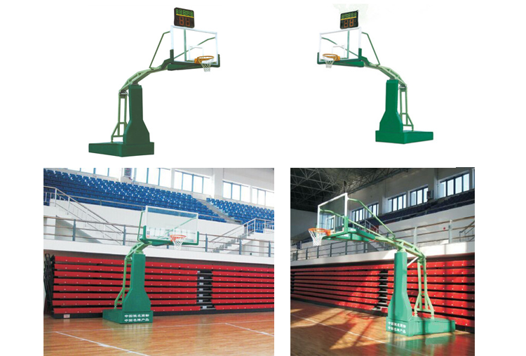 Ceiling Suspended Retractable Basketball System Professional Gymnasium Design