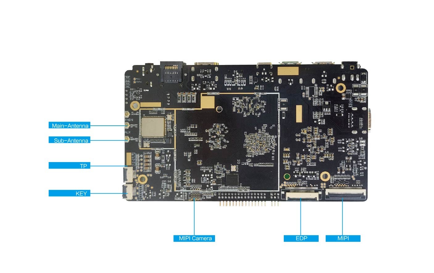 AD-C58 RK3588 Embedded ARM Board with 8K Output and Android 12 OS for Intelligent Industrial and Medical Equipment
