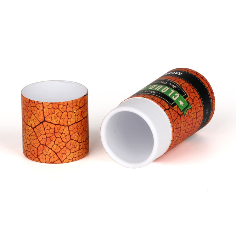 Cylinder Food Packing Boxes Custom Print , Cardboard Tube Packaging CMYK 4 Colors Printing