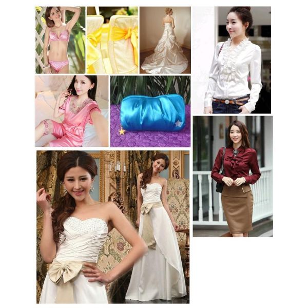 Immediate Delivery High Elasticity Matte 100% Polyester Colorful Satin Fabric for Women's Clothing for Blinds Bedding