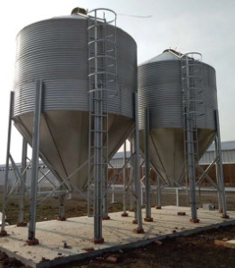 33.5ton Poly Grain Bin Poultry Farm Equipment