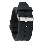 Flat 24mm Mens Rubber Watch Bands With Square Holes