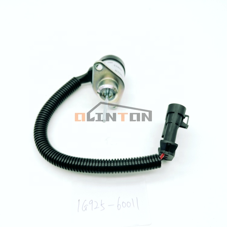 Excavator Flameout Solenoid Valve 1G925-60011 For Engine Shutdown Operation