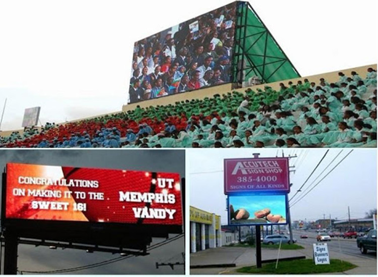 6500nits SMD3535 Outdoor Advertising Led Signs P10 320x160