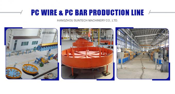 7.0-13.0mm PC Bar Prestressed concrete bar low relaxation pc bar production line With Induction Tempering 0