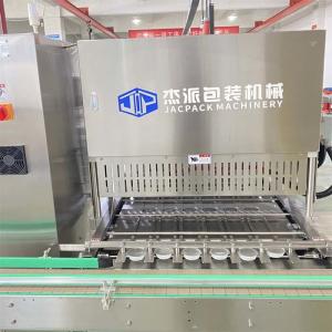 China Stainless Steel Automatic Tray Sealing Machine With High Sealing Strength wholesale