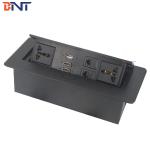 hidden desk pop up desk outlet box for conference table