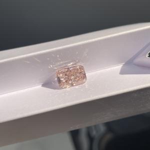 China Synthetic CVD Lab Grown Cherry Pink Diamonds 2.3ct-2.99ct Radiant Cut wholesale