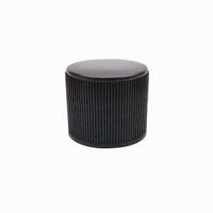 China Striped Edge Black Plastic Screw Covers 18MM Inner Diameter wholesale