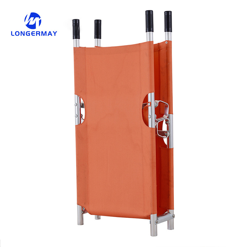 Stainless Steel Medical Ambulance Fireproofing Waterproof Foldable Emergency Stretcher