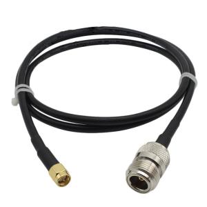 China Low Loss SMA Male To N Female Type RG58 Coaxial Extension RF Jumper Cable wholesale