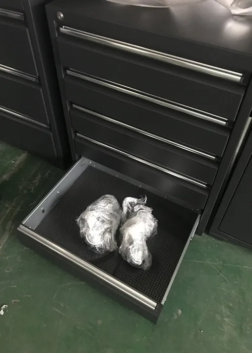 Functional Storage Cabinet for Spare Tools and Parts in Garage Workshop