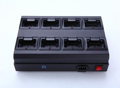 10 USB Ports HUB 7 Inch 8 Ports Docking Station For Body Camera Charging RJ45 100M Cable