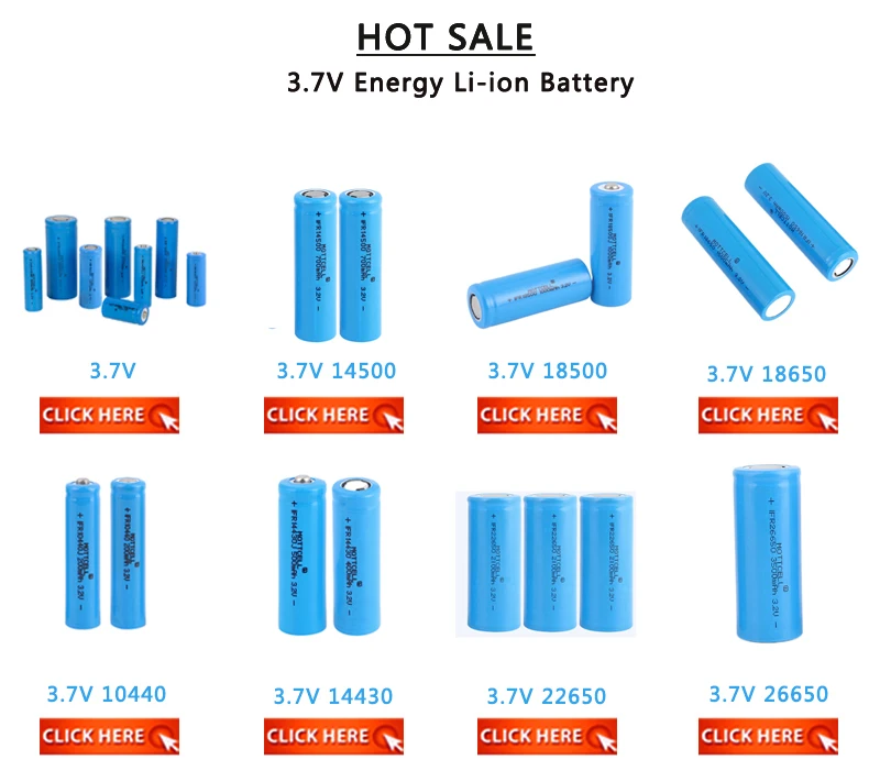 High Capacity 26650 Lithium Ion Cylindrical Battery Rechargeable 3.7v 5000mah
