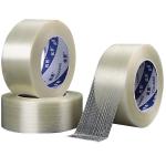 48mm Transparent Fiberglass Filament Tape For Holding Bi Directional Tape 0.15mm