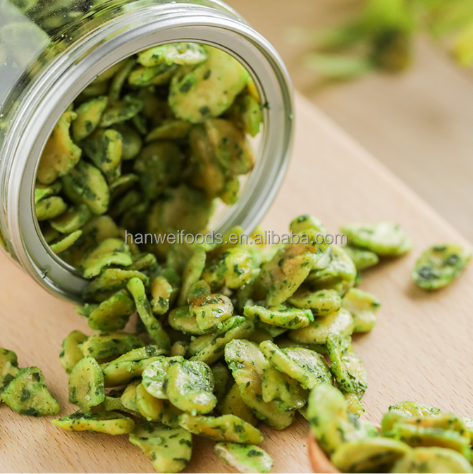Belted Fava Bean Snack Fried Salted Crisp Broad Bean Uniform Size