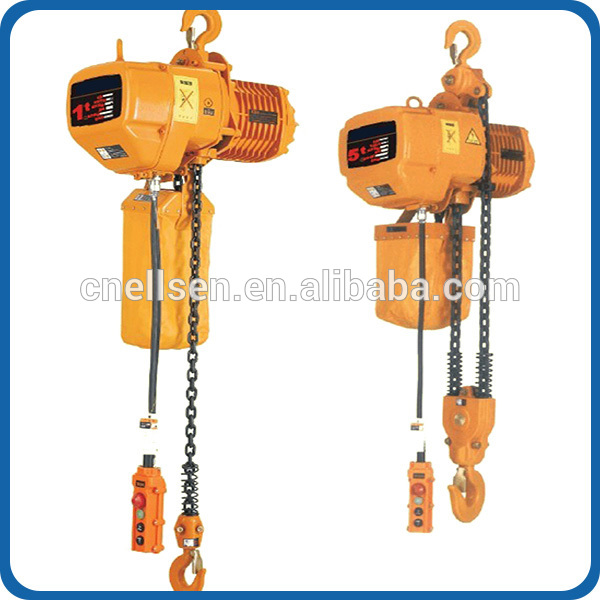 low clearance electric chain hoist with motorized trolley