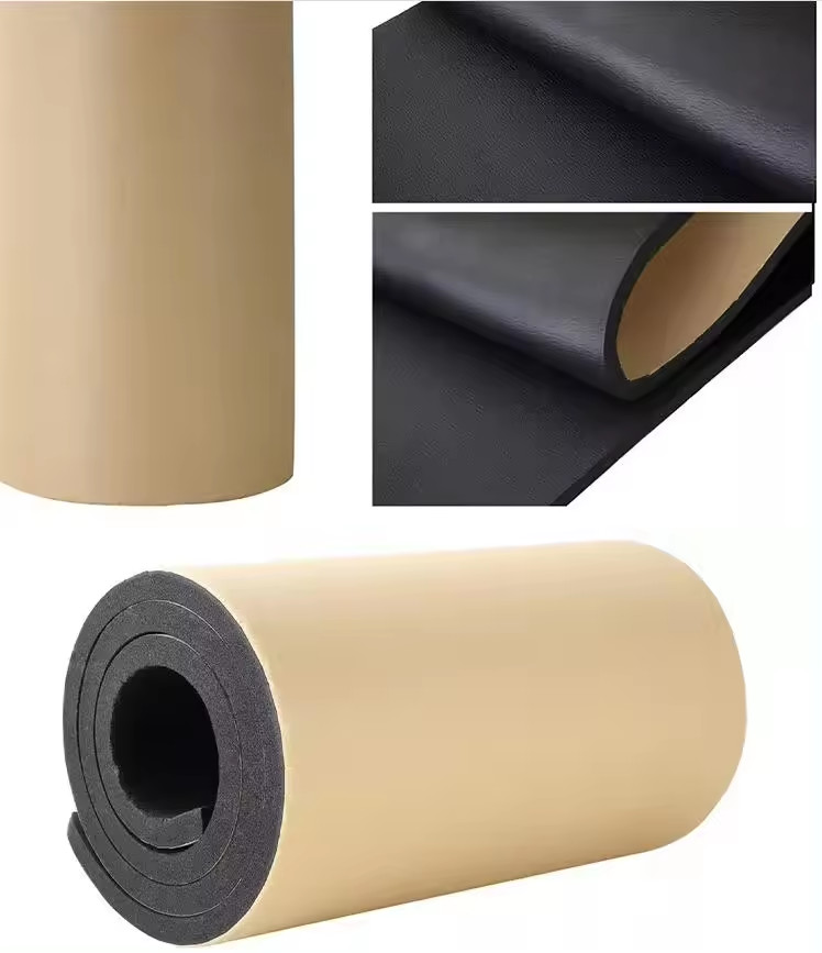 Fire Retardant CR Chloroprene Rubber Foam Synthetic Rubber Foam In Roll For Automobile