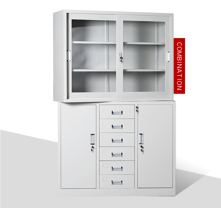 Hospitals Office 0.6mm Small Steel File Cabinets 4 Door
