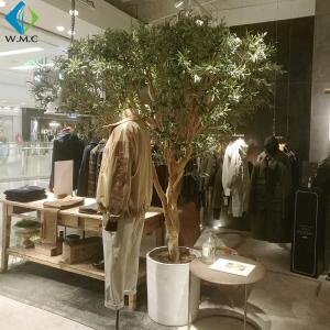 China Customized Fake Indoor Olive Tree , Artificial Bonsai Tree For Restaurant Decoration wholesale