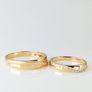 China Contracted Romance Wedding 18K Gold Everstylish Couple Rings wholesale
