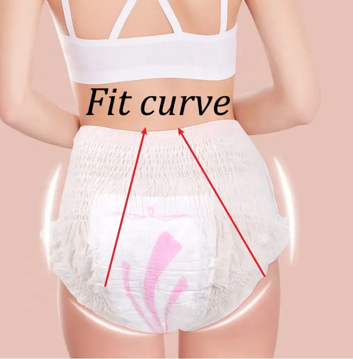 Disposable Women's Menstrual Panties with Anti-Leak 3D Prevention Channel and Japan SAP