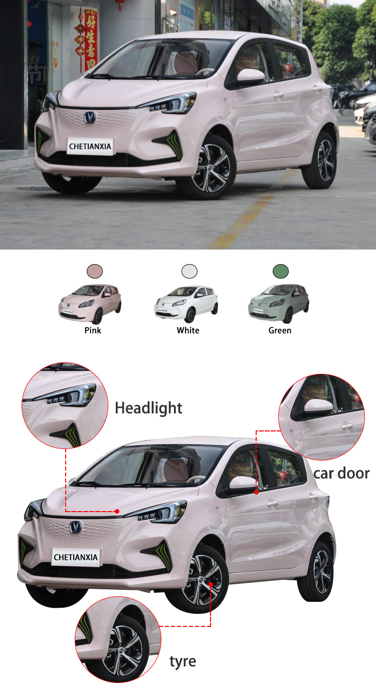 China Changan Used Car Vehicle Four Wheel Mini Electric 5 Door