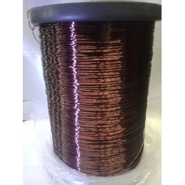 0.16mm 0.18mm Rectangular Flat Round Enamelled Copper Wire