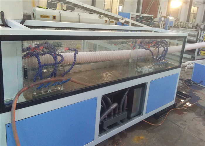PE Plastic Pipe Extrusion Machine , Carbon Spiral Pipe Plastic Tube Making Machine