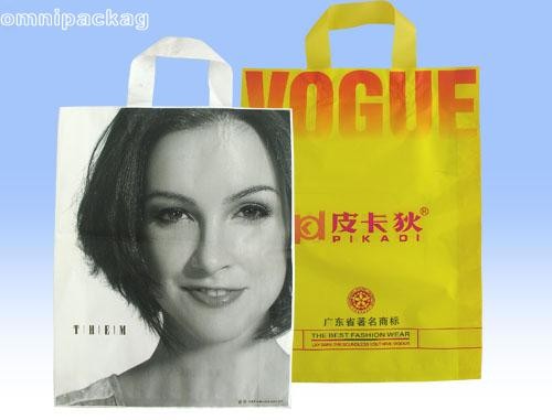 Quality Reusable One Layer LDPE Plastic Bags For Bookstore Clothing Shop for sale