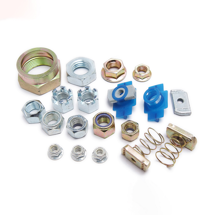 Solar Fastener Zinc Plated Carbon Steel Combo Nut Washer Channel Nut Strut Channel Nuts With Plastic Wing
